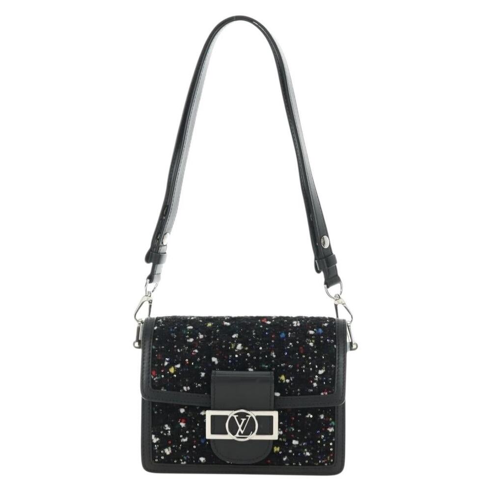 Louis Vuitton Dauphine Mini Shoulder Bag Black
